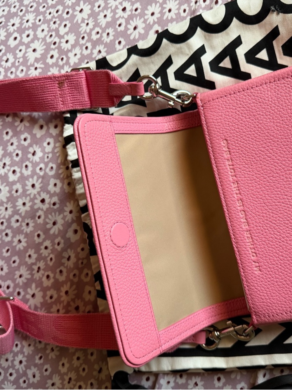Marc Jacobs Pink The Mini Bag Crossbody - Picture 3 of 3